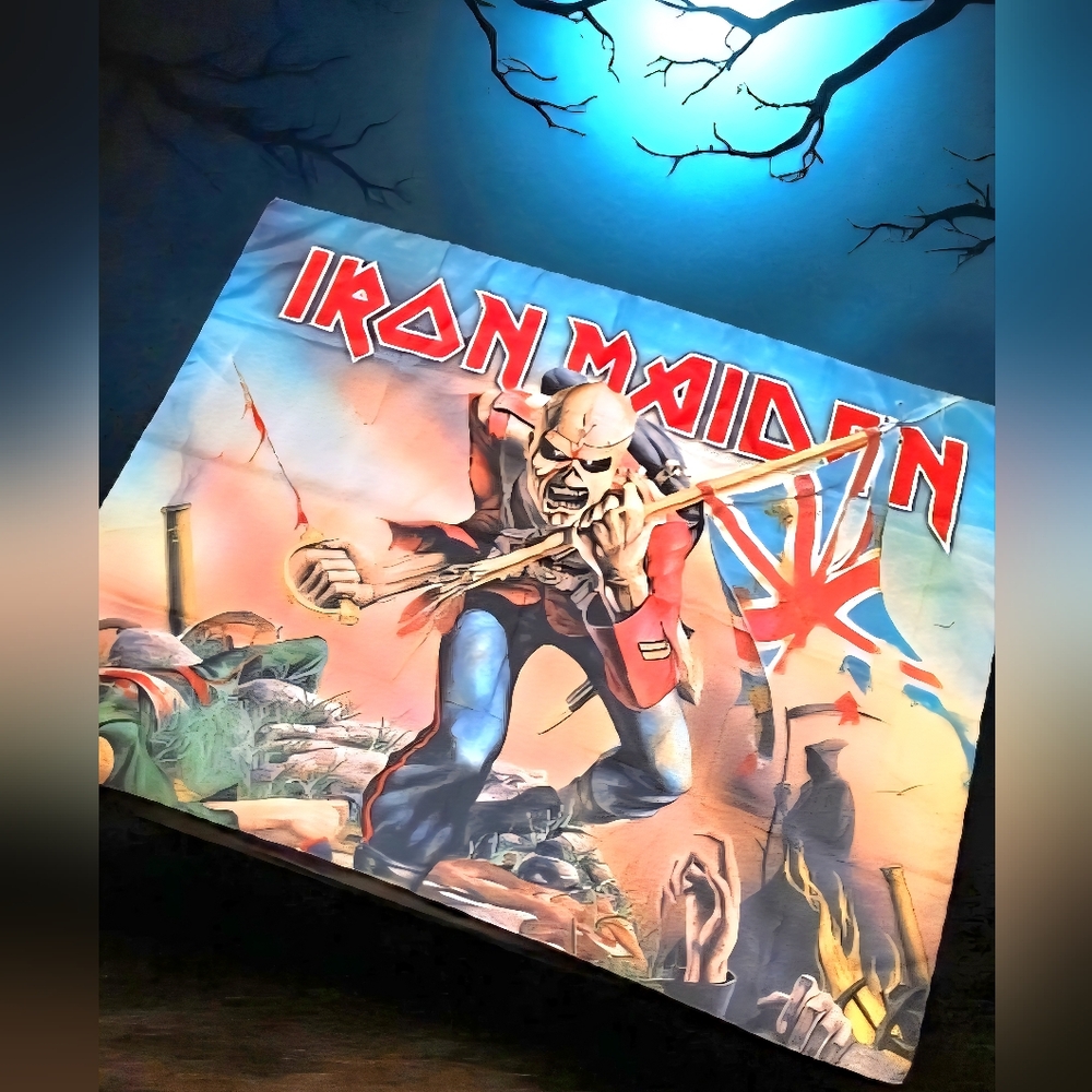 Iron Maiden Poster Flag The Trooper Licensed Made In ITALY Tapestry